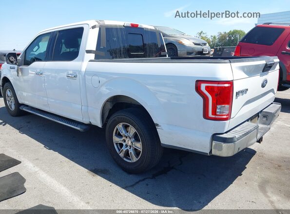 1FTEW1CG9GKF85601 2016 FORD F150 White Trasero izquierdo