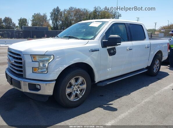 1FTEW1CG9GKF85601 2016 FORD F150 White Vista tres cuartos delantera izquierda