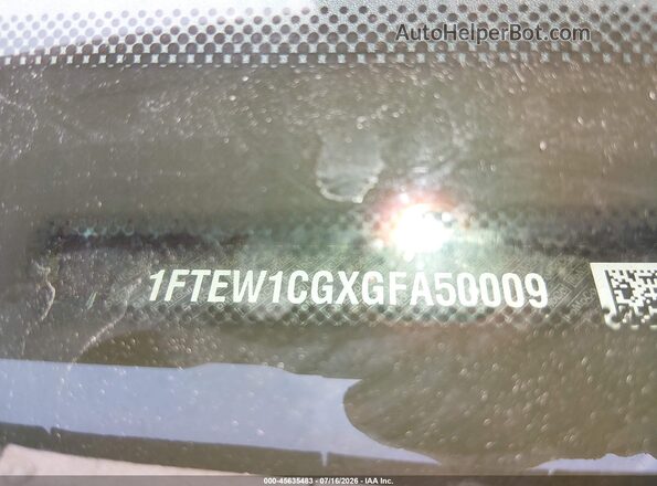 1FTEW1CGXGFA50009 2016 FORD F150 Black Engine compartment view