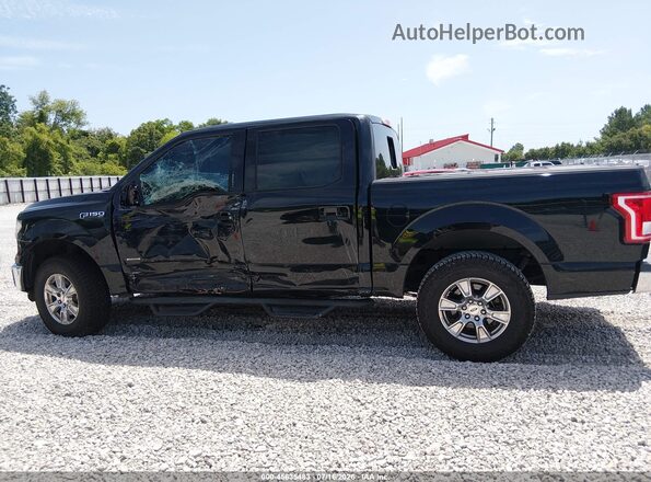 1FTEW1CGXGFA50009 2016 FORD F150 Black Rear interior view