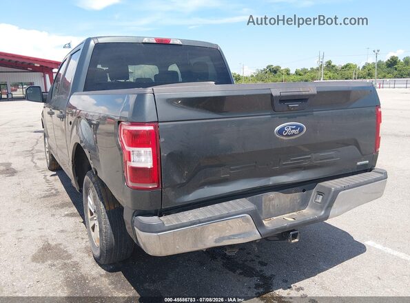 1FTEW1CGXJKC86822 2018 FORD F150 Gray Trasero izquierdo