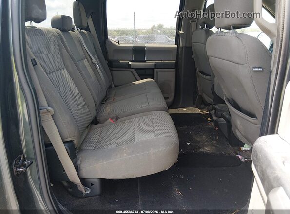 1FTEW1CGXJKC86822 2018 FORD F150 Gray Vista de la etiqueta del VIN