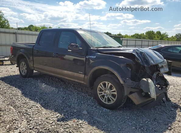 1FTEW1CP0GKD07458 2016 FORD F150 Черный Передняя правая четверть