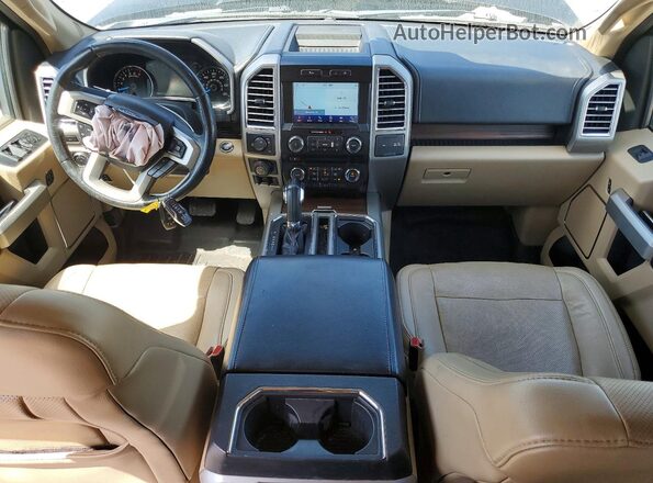 1FTEW1CP0GKD07458 2016 FORD F150 Черный Вид панели приборов