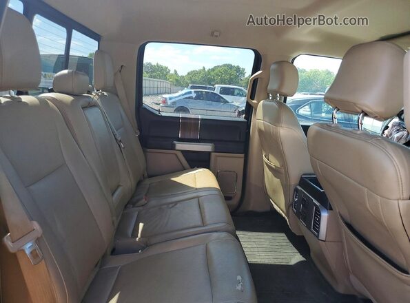 1FTEW1CP0GKD07458 2016 FORD F150 Черный Вид задних сидений