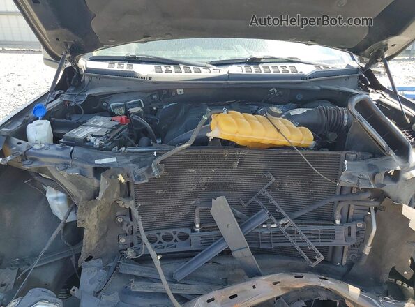 1FTEW1CP0GKD07458 2016 FORD F150 Черный Вид задней части салона