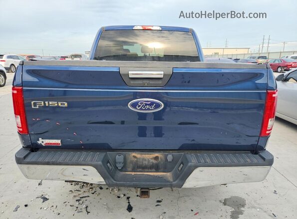 1FTEW1CP0GKD53808 2016 FORD F150 Blue Հետևի տեսք