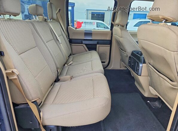 1FTEW1CP0GKD53808 2016 FORD F150 Blue Հետևի նստատեղերի տեսք