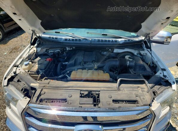 1FTEW1CP0GKE54752 2016 FORD F150 White Widok wnętrza z tyłu