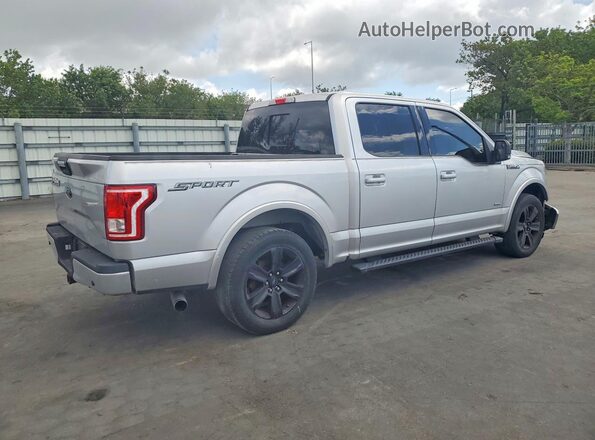 1FTEW1CP0HFA32927 2017 FORD F150 Silver Tył prawy