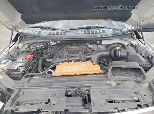 1FTEW1CP0HFA32927 2017 FORD F150 Silver Widok wnętrza z tyłu