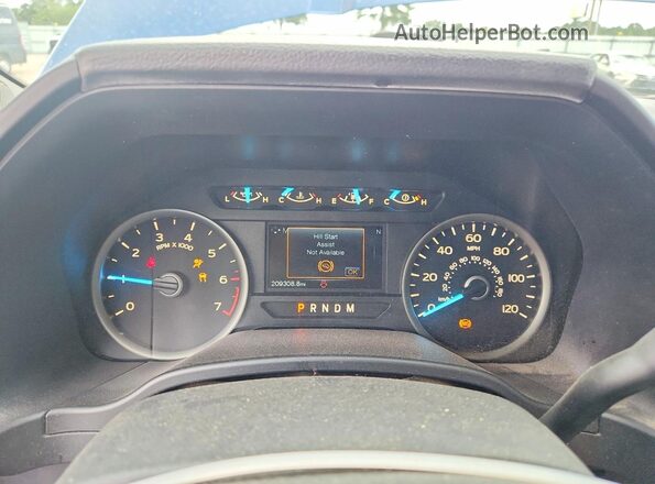 1FTEW1CP0JFA68588 2018 FORD F150 Синий Вид щитка приборов