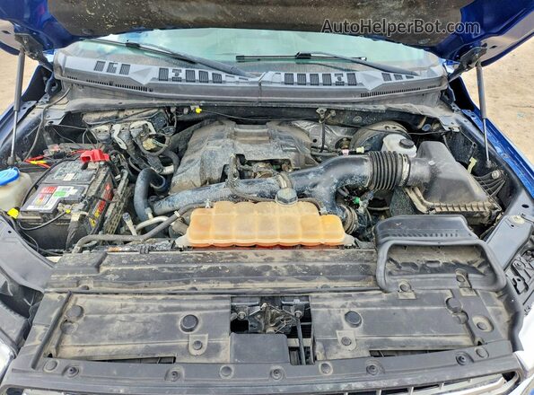 1FTEW1CP0JFA68588 2018 FORD F150 Синий Вид задней части салона