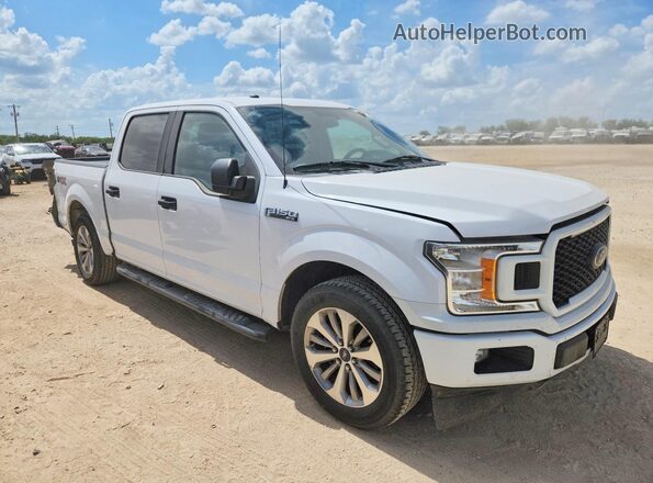1FTEW1CP0JKC49973 2018 FORD F150 Белый Передняя правая четверть