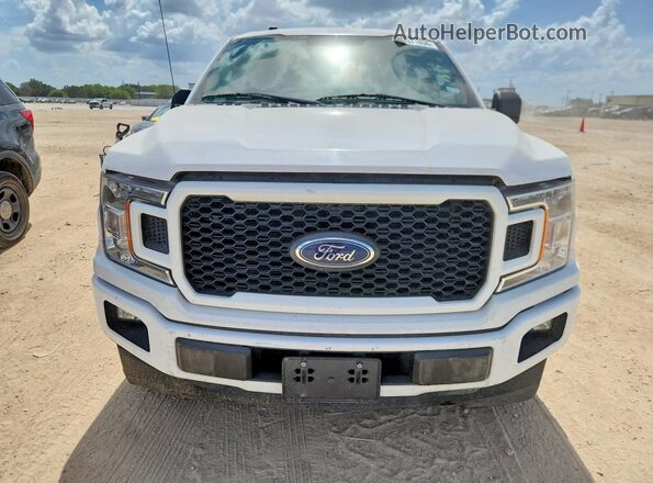 1FTEW1CP0JKC49973 2018 FORD F150 Белый Вид спереди
