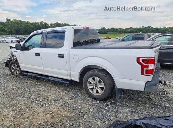 1FTEW1CP0JKD83012 2018 FORD F150 White Trasero izquierdo