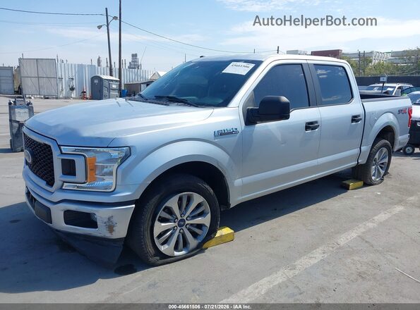 1FTEW1CP0JKF79239 2018 FORD F150 Silver წინა მარცხენა ხედი სამი მეოთხედიდან