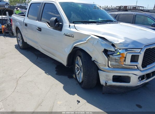 1FTEW1CP0JKF79239 2018 FORD F150 Silver წინა ხედი