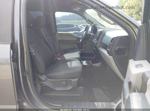 1FTEW1CP0KKC14416 2019 FORD F150 Gray წინა სალონის ხედი