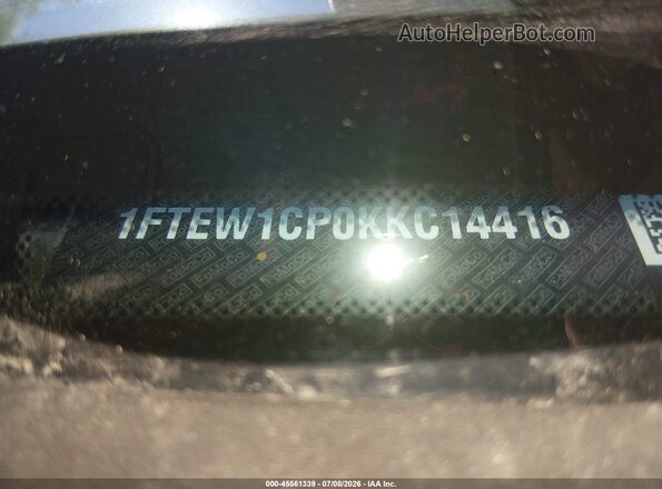 1FTEW1CP0KKC14416 2019 FORD F150 Gray ძრავის განყოფილების ხედი