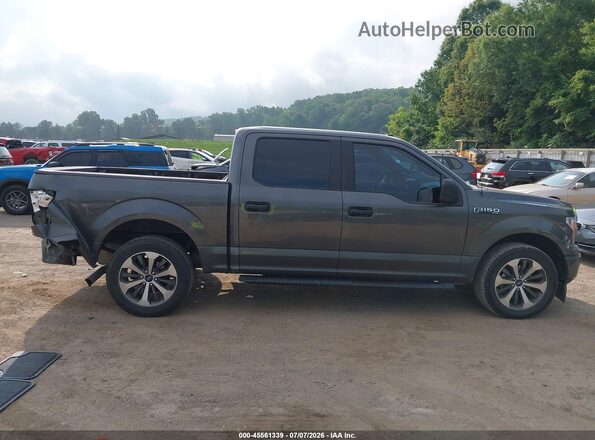 1FTEW1CP0KKC14416 2019 FORD F150 Gray ხელსაწყოთა პანელის ხედი