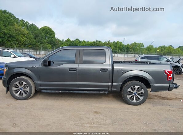 1FTEW1CP0KKC14416 2019 FORD F150 Gray უკანა სალონის ხედი