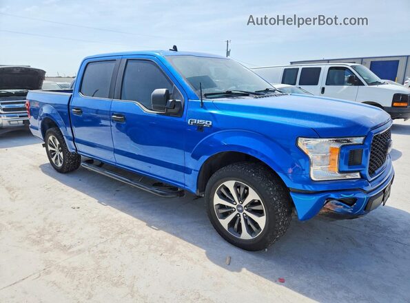 1FTEW1CP0LKD65449 2020 FORD F150 Blue წინა მარჯვენა