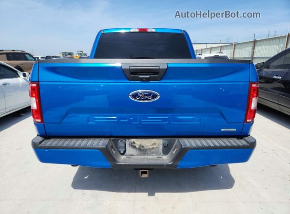 1FTEW1CP0LKD65449 2020 FORD F150 Blue უკანა ხედი