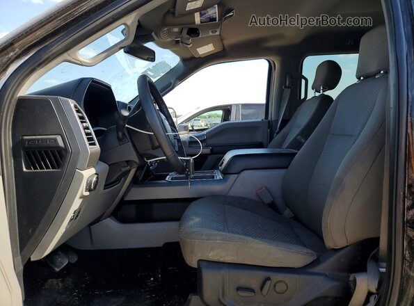 1FTEW1CP0LKD87273 2020 FORD F150 Черный Вид салона спереди