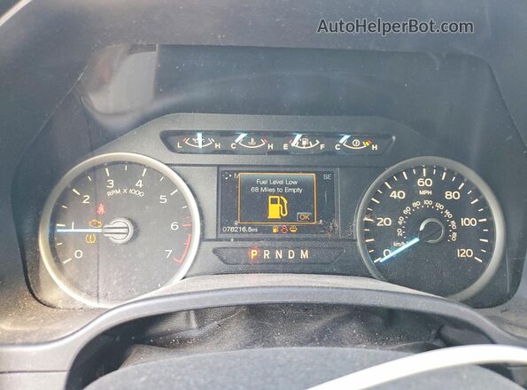 1FTEW1CP0LKD87273 2020 FORD F150 Черный Вид щитка приборов