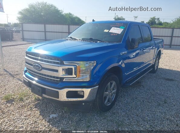 1FTEW1CP0LKE35404 2020 FORD F150 Blue Vista tres cuartos delantera izquierda