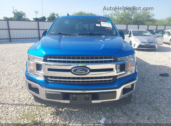 1FTEW1CP0LKE35404 2020 FORD F150 Blue Vista frontal