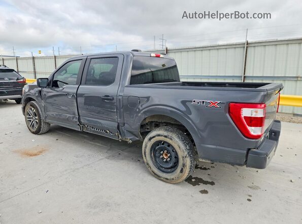 1FTEW1CP0MFA92569 2021 FORD F150 Gray Հետևի ձախ