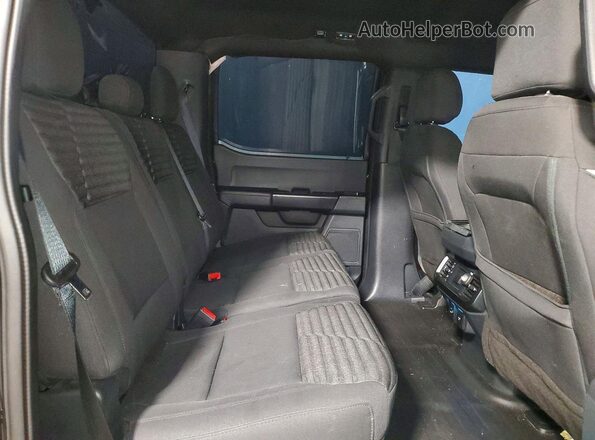 1FTEW1CP0MFB27255 2021 FORD F150 Black Vista de los asientos traseros