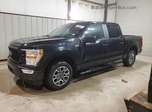 1FTEW1CP0MFB27255 2021 FORD F150 Black Vista interior de 360 grados
