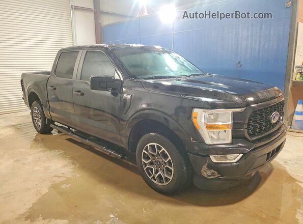 1FTEW1CP0MFB27255 2021 FORD F150 Black Delantero derecho