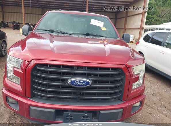 1FTEW1CP1GFC78755 2016 FORD F150 Красный Вид щитка приборов
