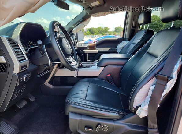 1FTEW1CP1GKF57145 2016 FORD F150 Silver წინა სალონის ხედი