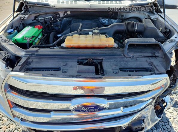 1FTEW1CP1GKF57145 2016 FORD F150 Silver უკანა სალონის ხედი