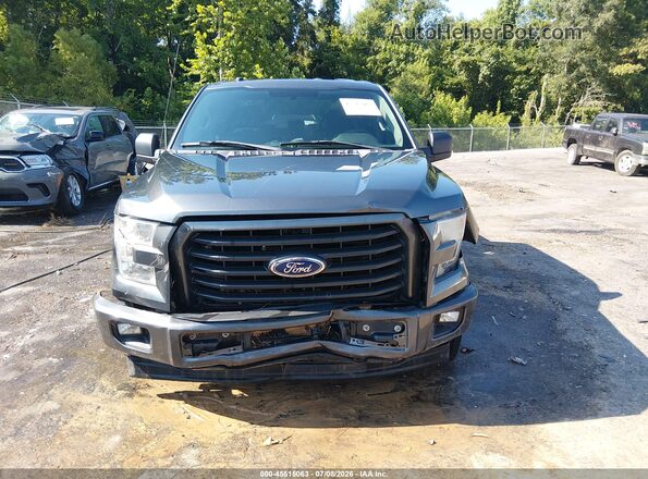 1FTEW1CP1HFC80619 2017 FORD F150 Gray Սարքավորումների վահանակի տեսք