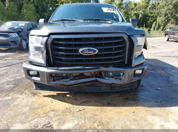 1FTEW1CP1HFC80619 2017 FORD F150 Gray Դիմացի տեսք