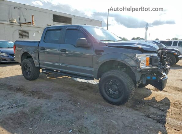 1FTEW1CP1JFE14521 2018 FORD F150 Gray Delantero derecho