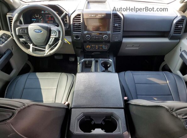 1FTEW1CP1JFE14521 2018 FORD F150 Gray Vista del salpicadero