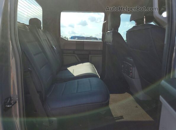 1FTEW1CP1JFE14521 2018 FORD F150 Gray Vista de los asientos traseros