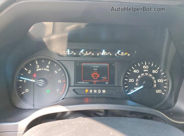 1FTEW1CP1JFE14521 2018 FORD F150 Gray Vista del cuadro de instrumentos