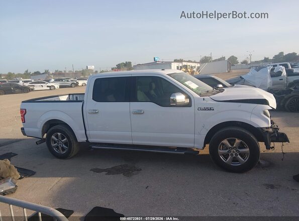 1FTEW1CP1JKC43616 2018 FORD F150 White Widok wnętrza 360 stopni