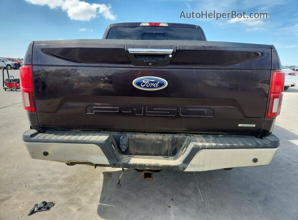 1FTEW1CP1JKD04737 2018 FORD F150 Brown Vista trasera