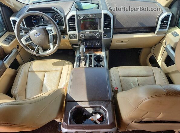 1FTEW1CP1JKD04737 2018 FORD F150 Brown Vista del salpicadero