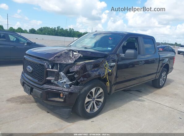 1FTEW1CP1KKC09774 2019 FORD F150 Maroon Front left