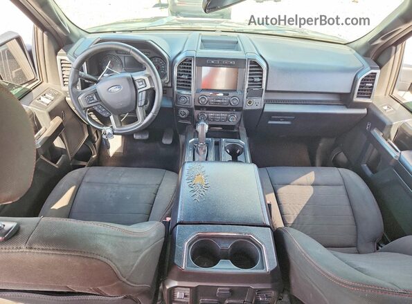 1FTEW1CP1LFA77299 2020 FORD F150 Gray Widok deski rozdzielczej